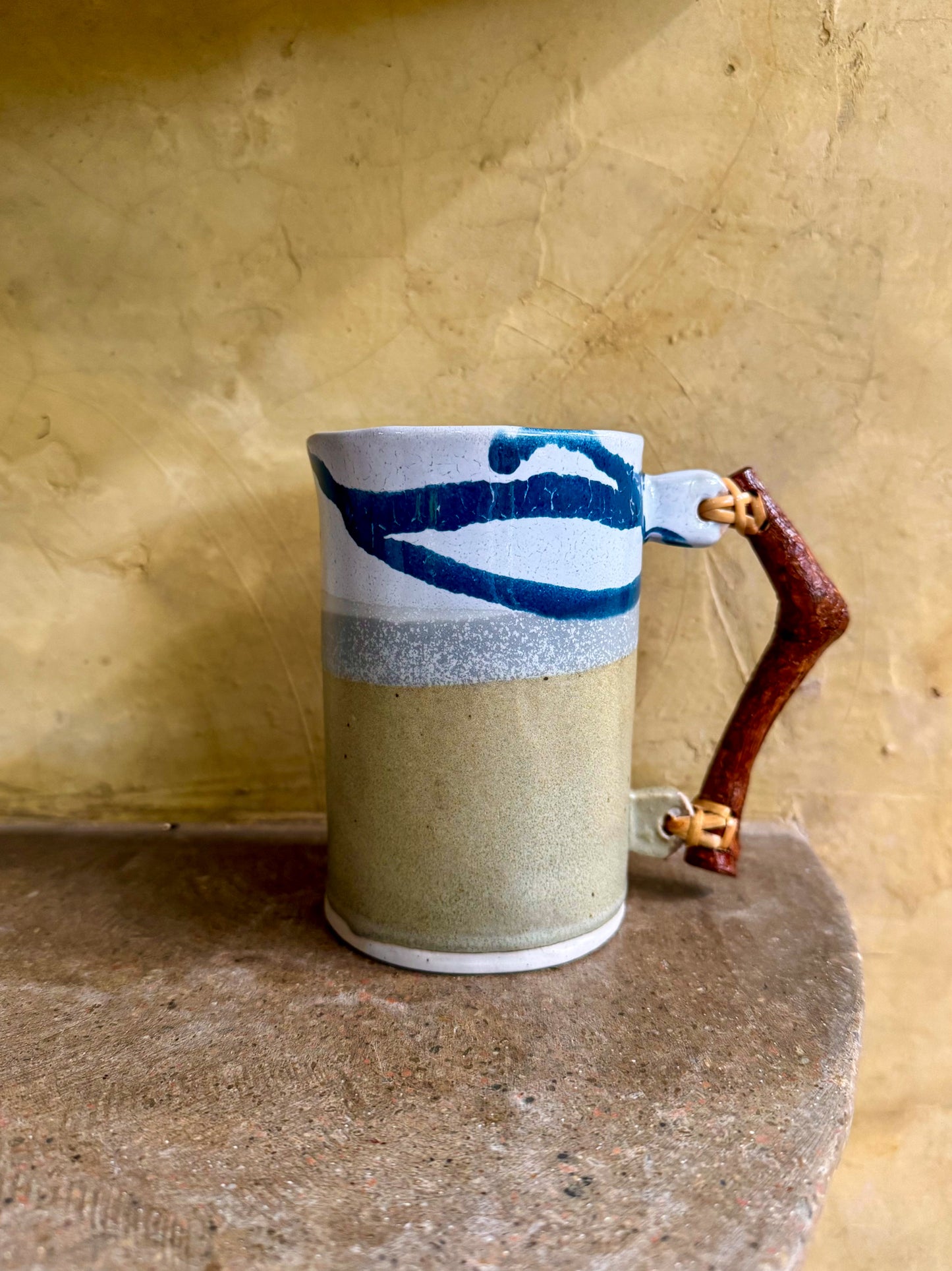 Mug with Vine Handle