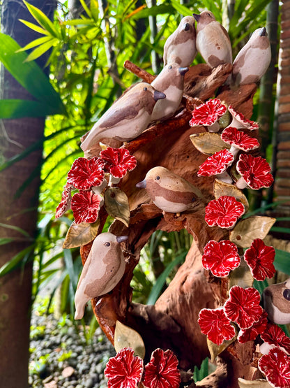 Birds and Gumamela Tabletop