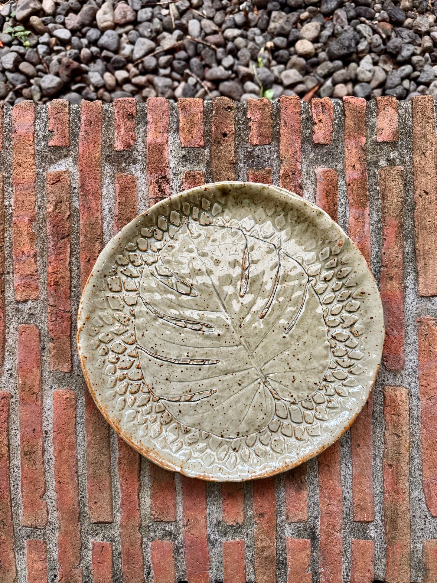 Monstera Plate Medium