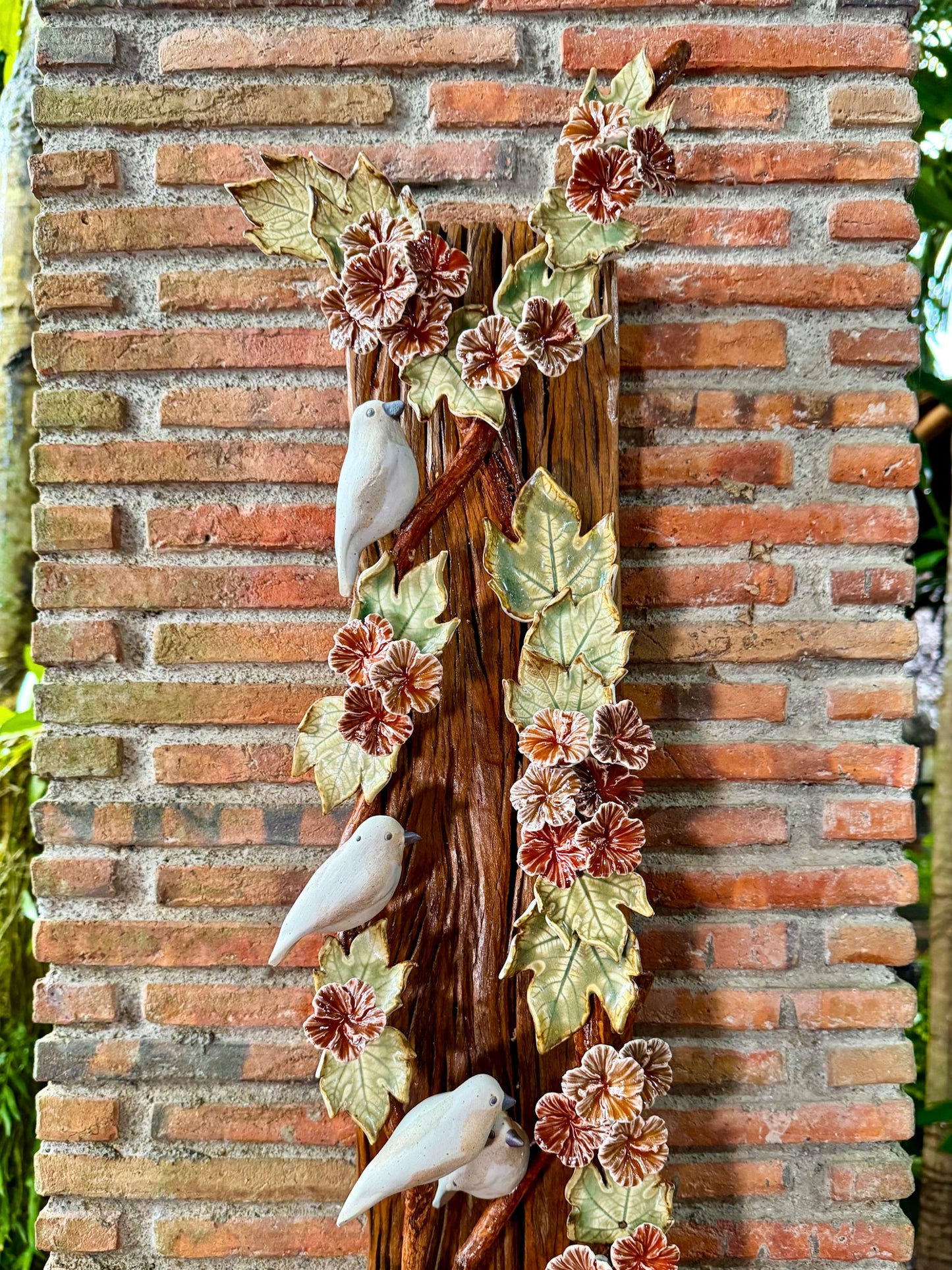 Birds and Gumamela Wall Hang