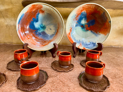 Large Serving Bowl (Wheel Thrown)