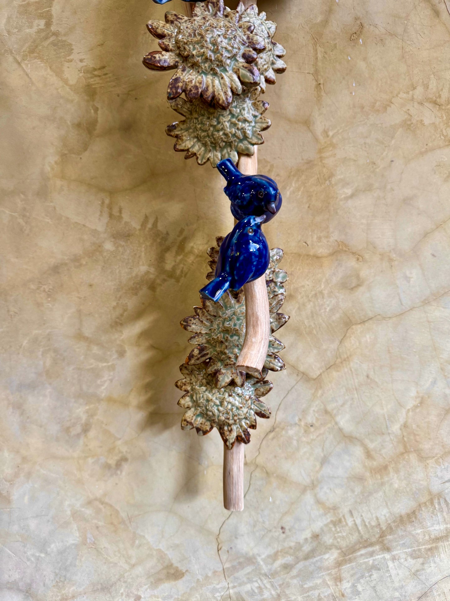 Santan w/ Birds Wall Hang