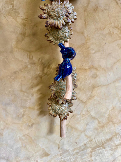 Santan w/ Birds Wall Hang