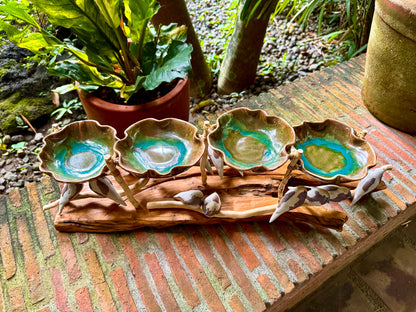 Sungka / Bowl with Birds Tabletop