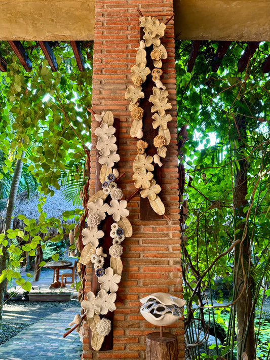 Flowers and Birds Wall Hang