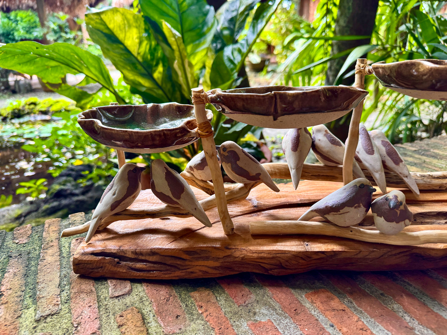 Sungka / Bowl with Birds Tabletop