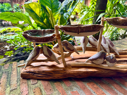 Sungka / Bowl with Birds Tabletop