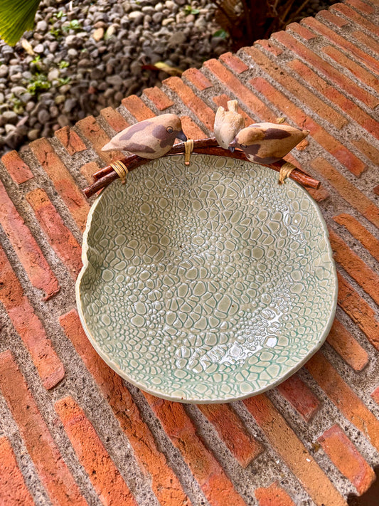 Birds on Vines Bowl