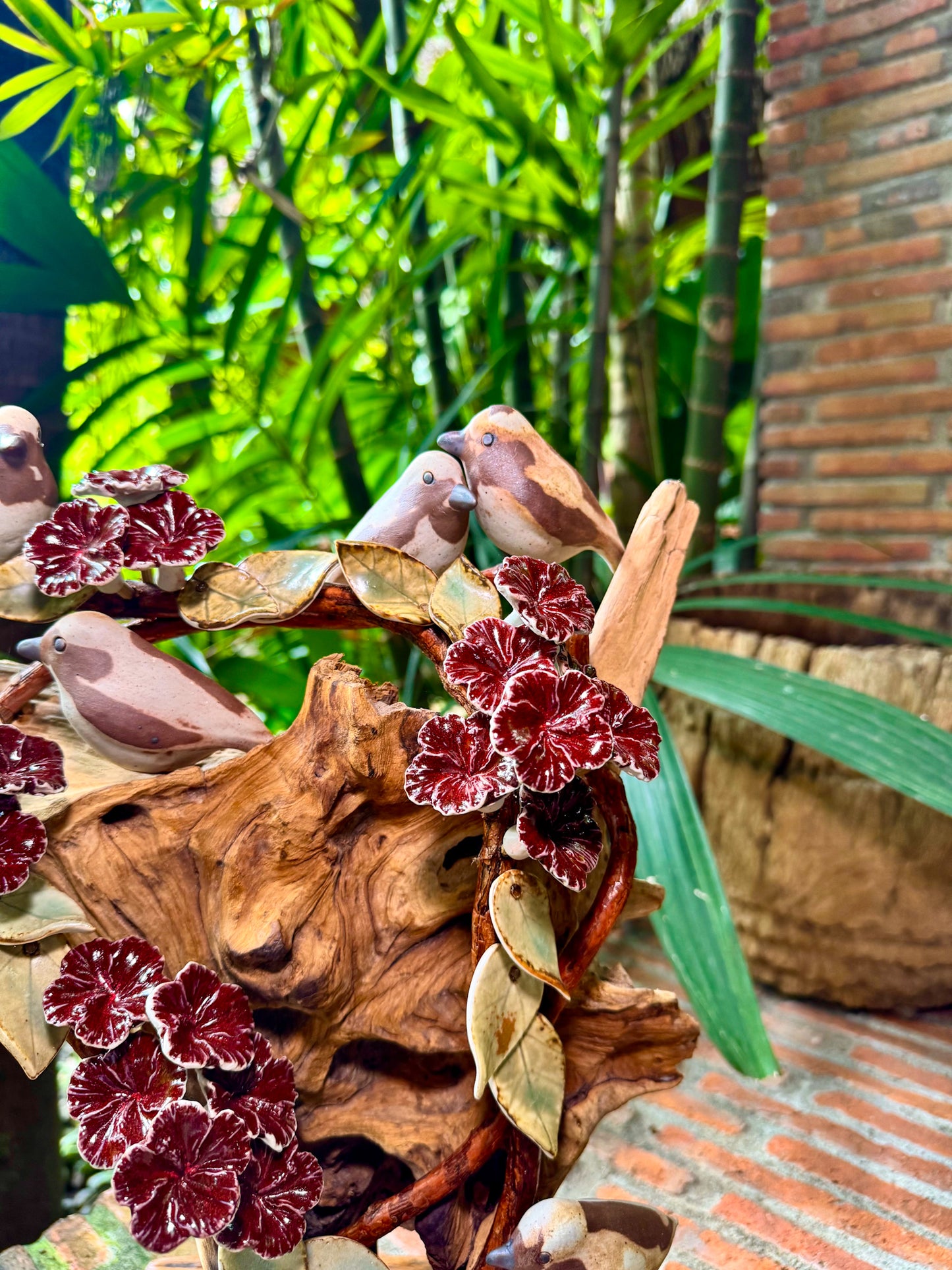 Birds and Gumamela Tabletop