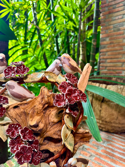 Birds and Gumamela Tabletop