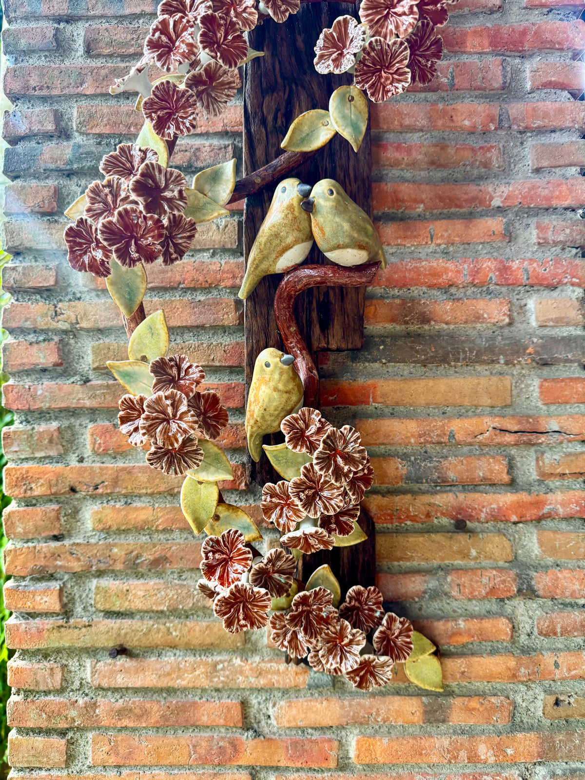 Birds and Gumamela Wall Hang