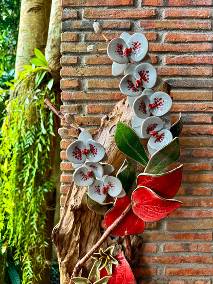 Phalaenopsis & Stargazer Wall Hang