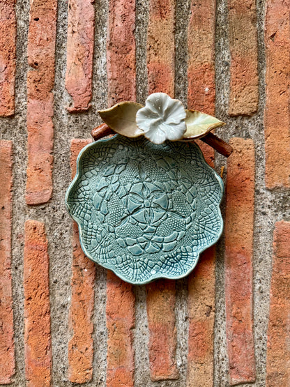 Coaster with Gumamela Flower