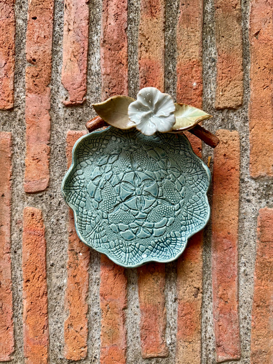 Coaster with Gumamela Flower