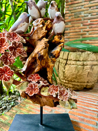 Birds and Gumamela Tabletop