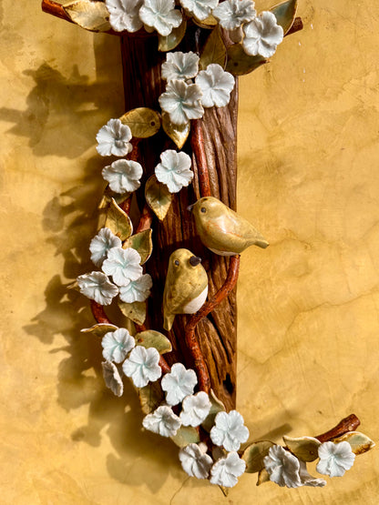 Birds and Gumamela Wall Hang