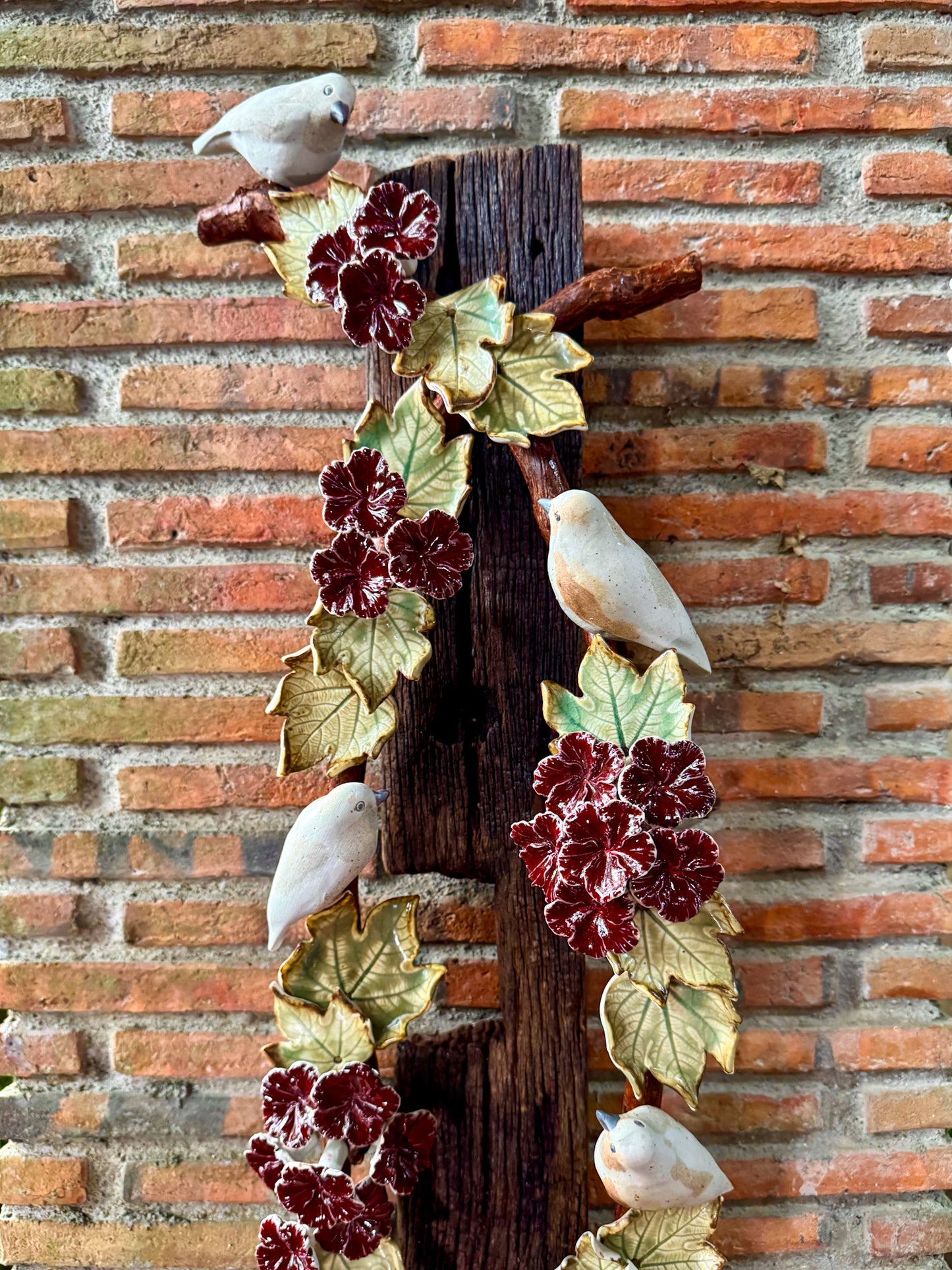 Birds and Gumamela Wall Hang