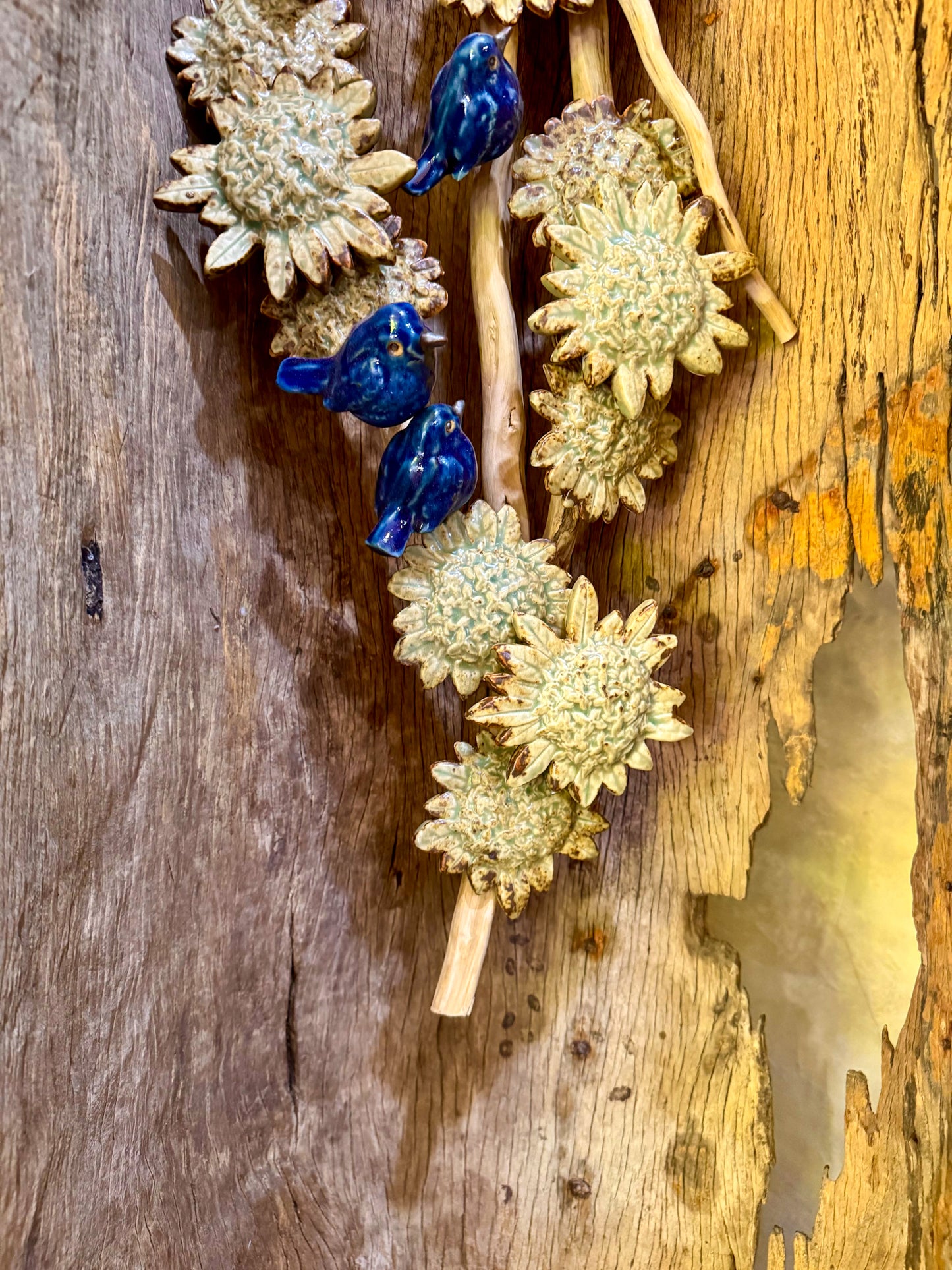 Santan w/ Birds Wall Hang