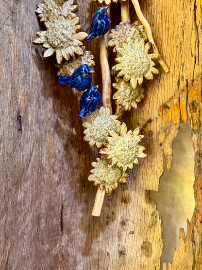 Santan w/ Birds Wall Hang