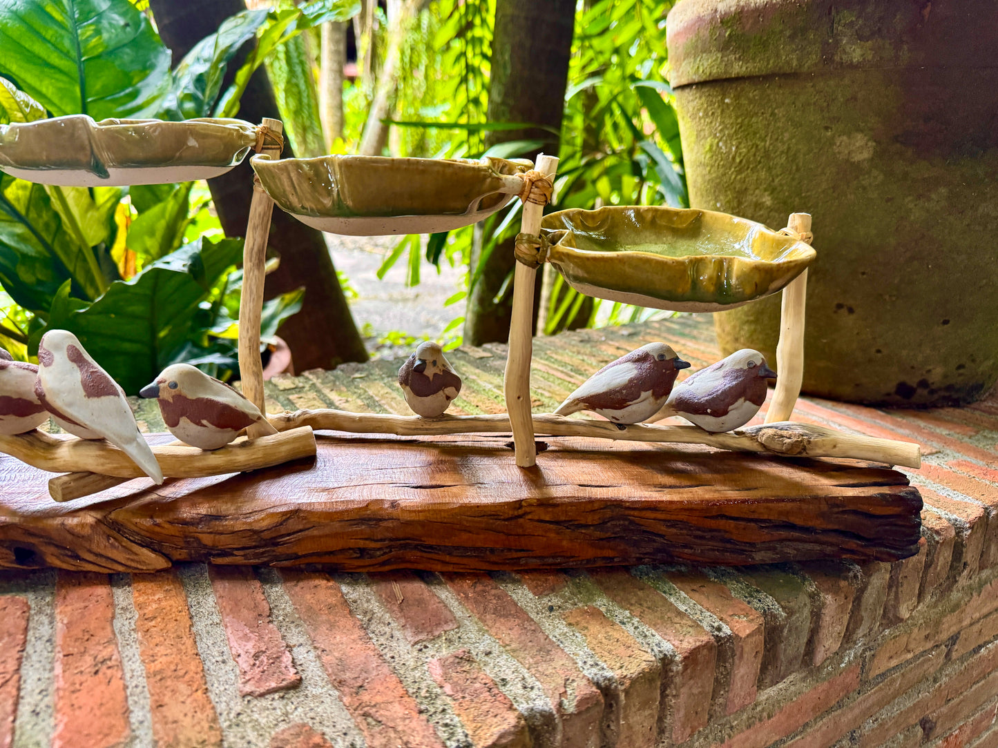 Sungka / Bowl with Birds Tabletop