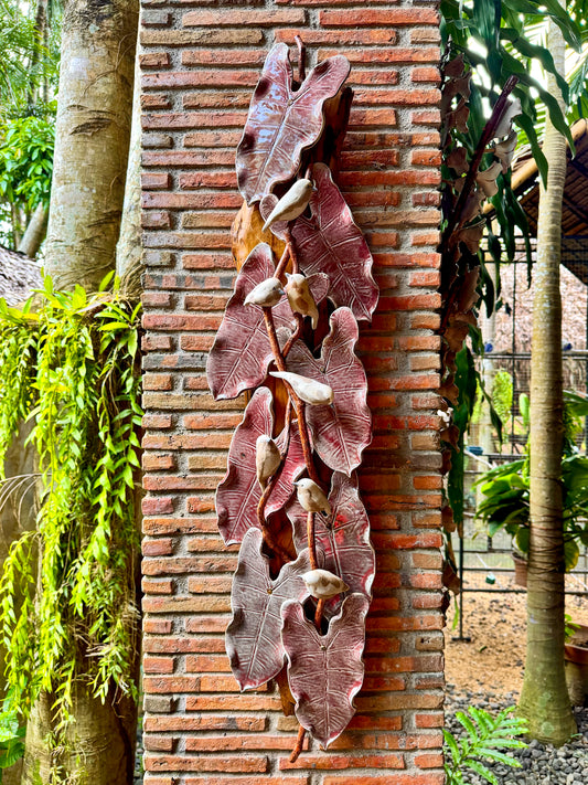 Birds and Leaves Wall Hang