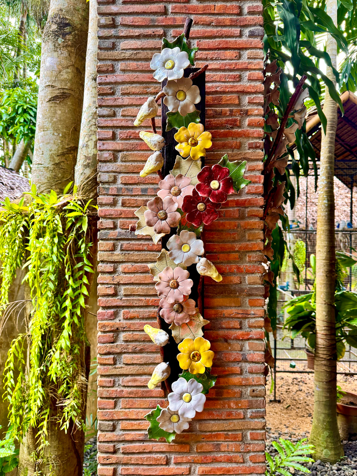 Flowers and Birds Wall Hang