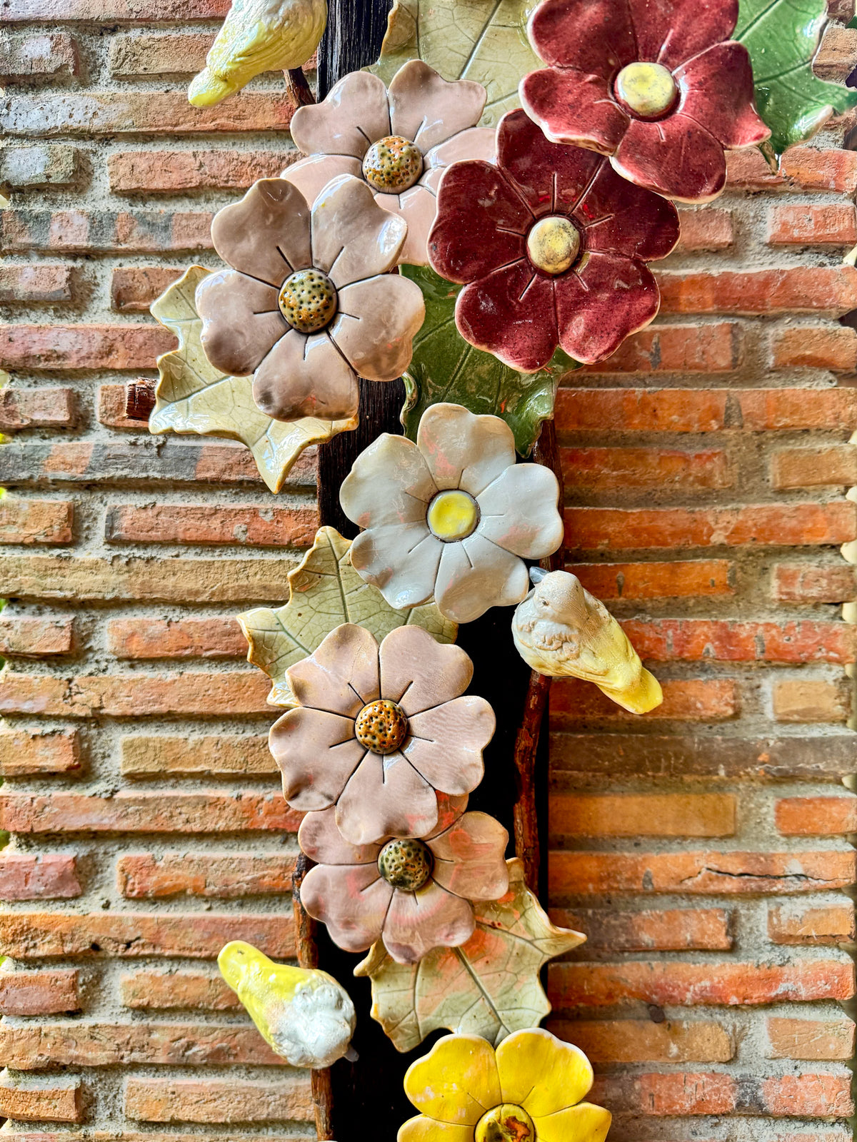 Flowers and Birds Wall Hang