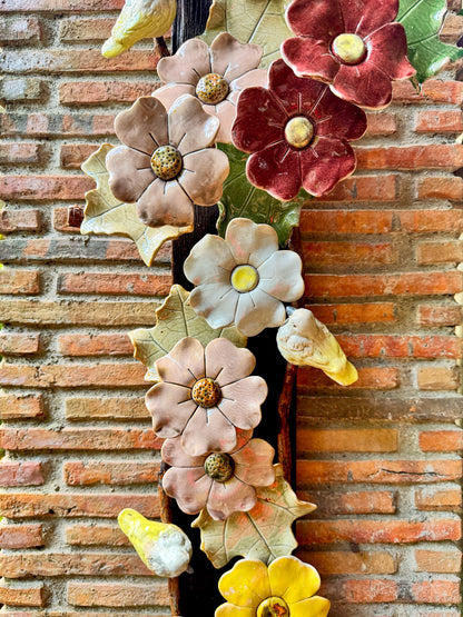 Flowers and Birds Wall Hang
