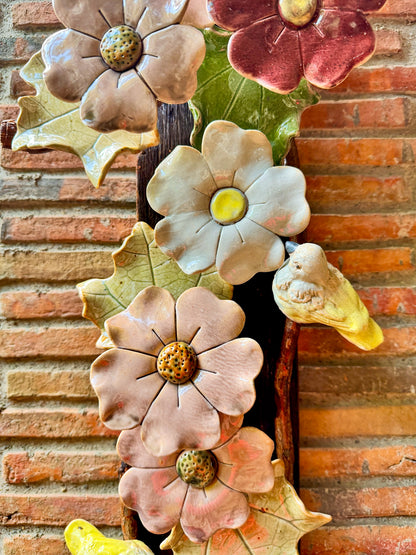 Flowers and Birds Wall Hang