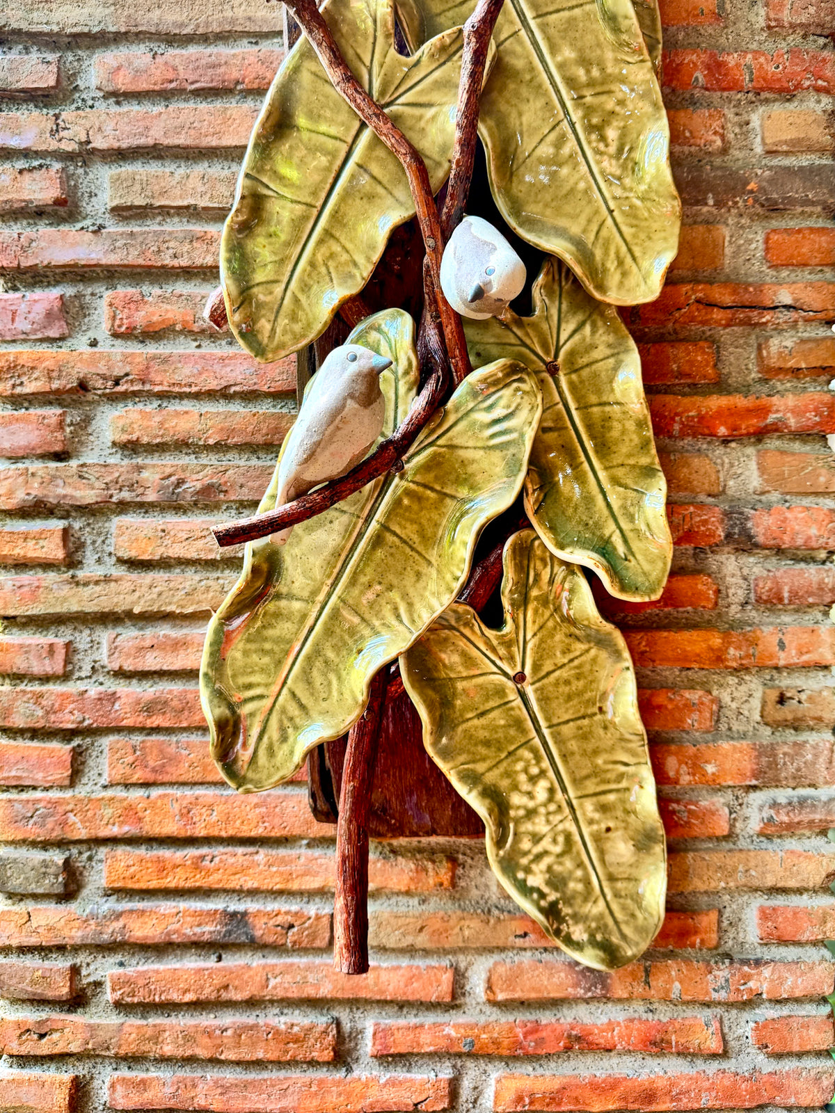 Birds and Leaves Wall Hang
