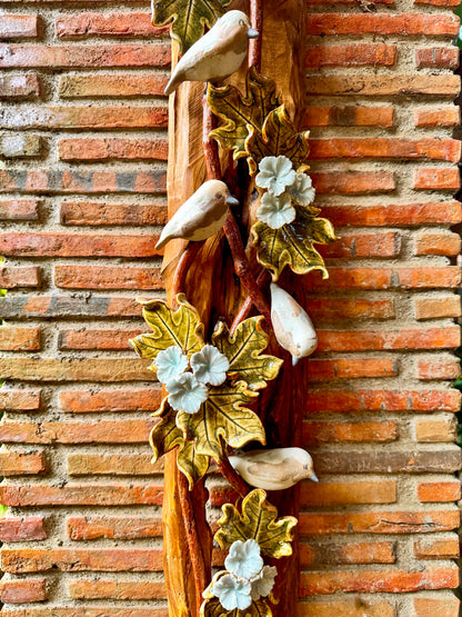 Birds and Gumamela Wall Hang