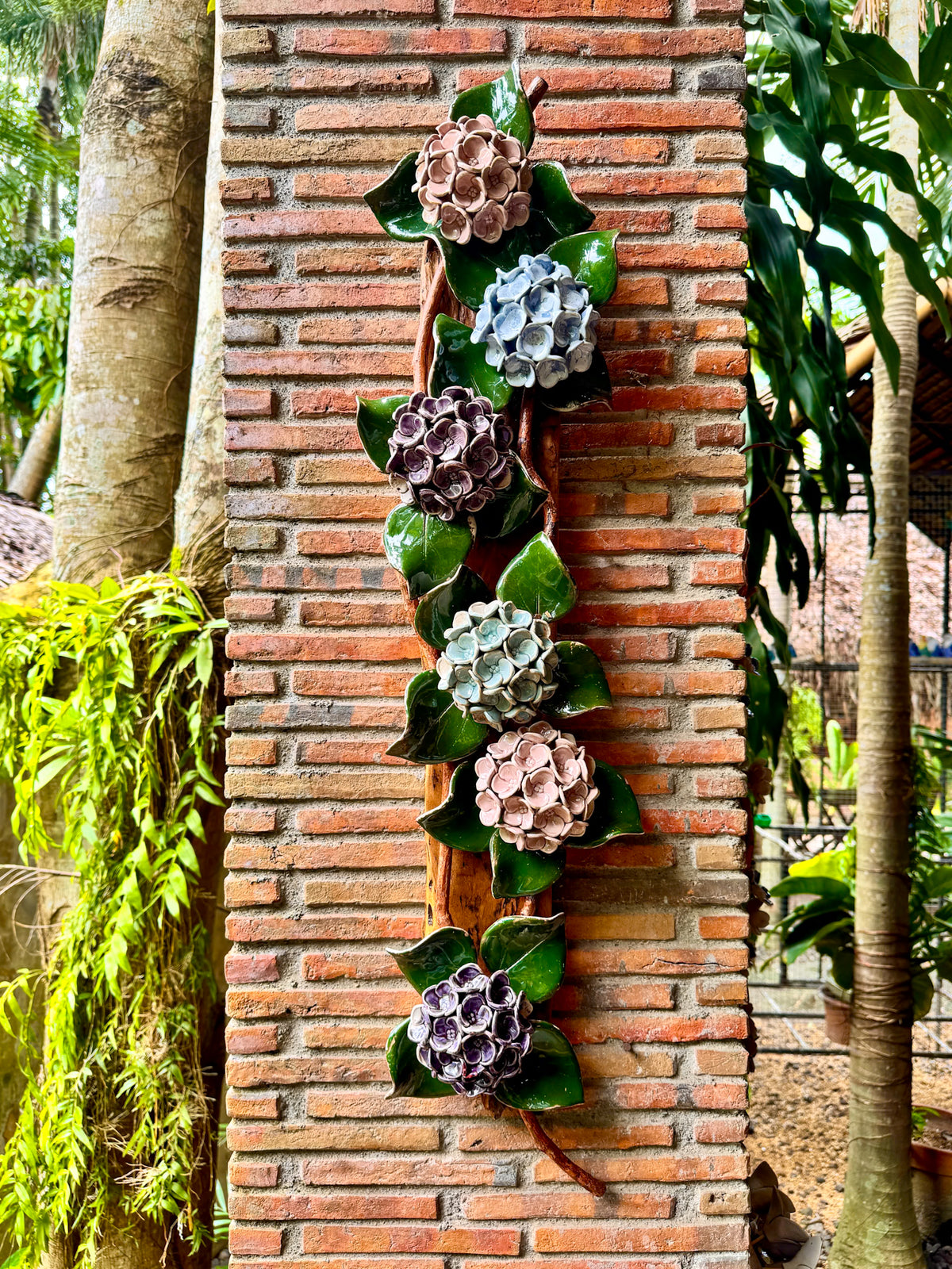 Hydrangea Flower Wall Hang