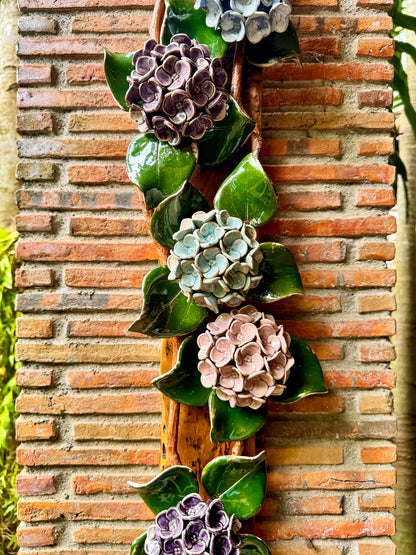 Hydrangea Flower Wall Hang