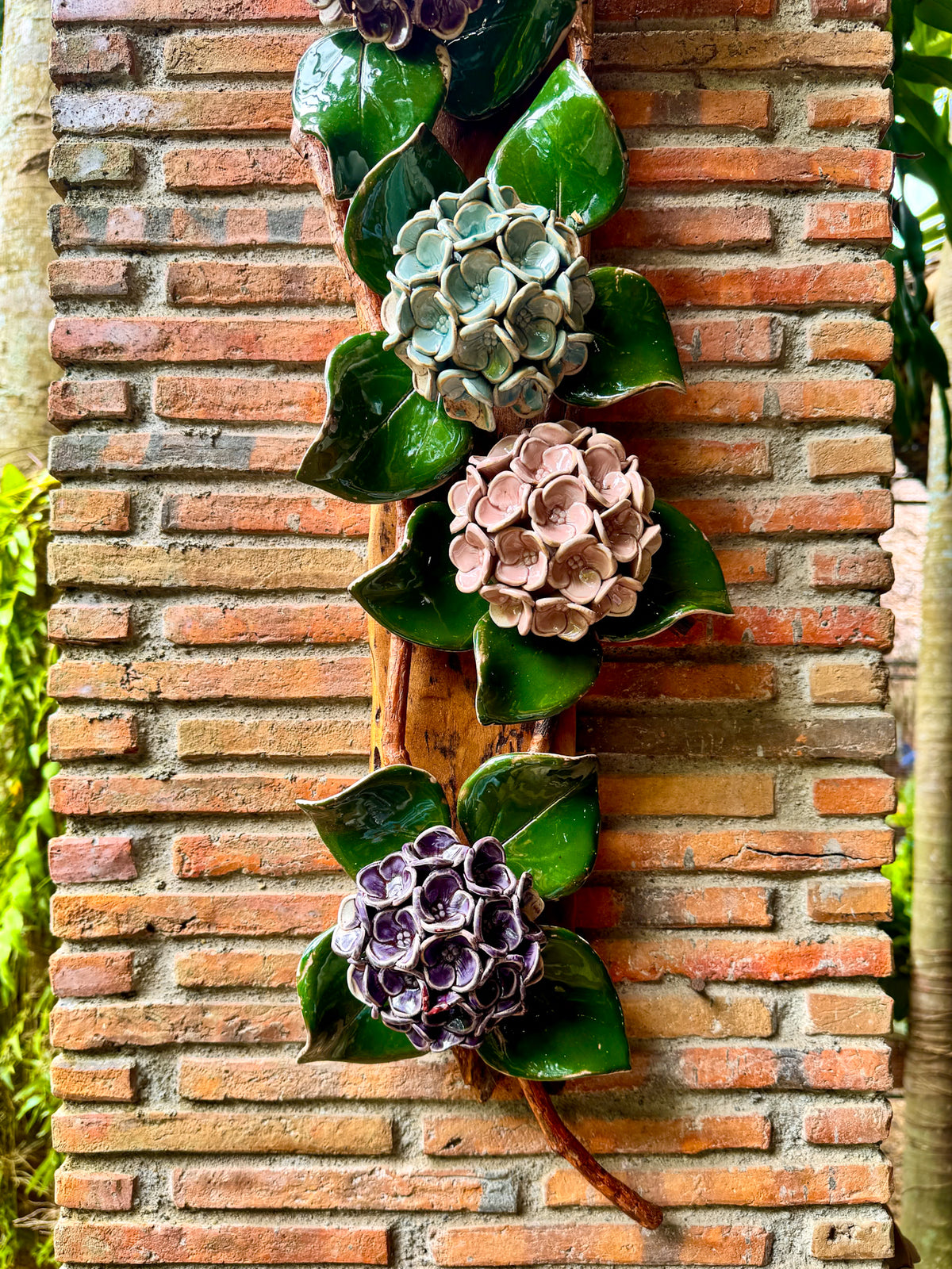 Hydrangea Flower Wall Hang