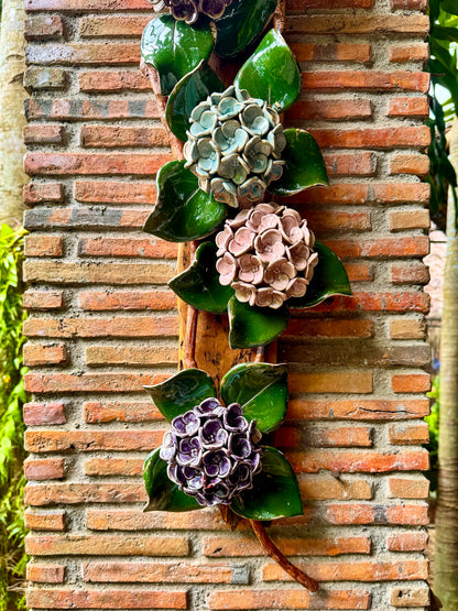 Hydrangea Flower Wall Hang