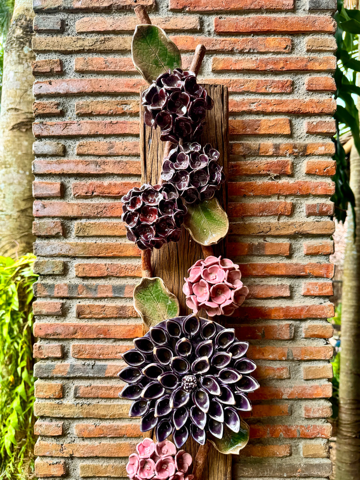 Hydrangea Flower Wall Hang