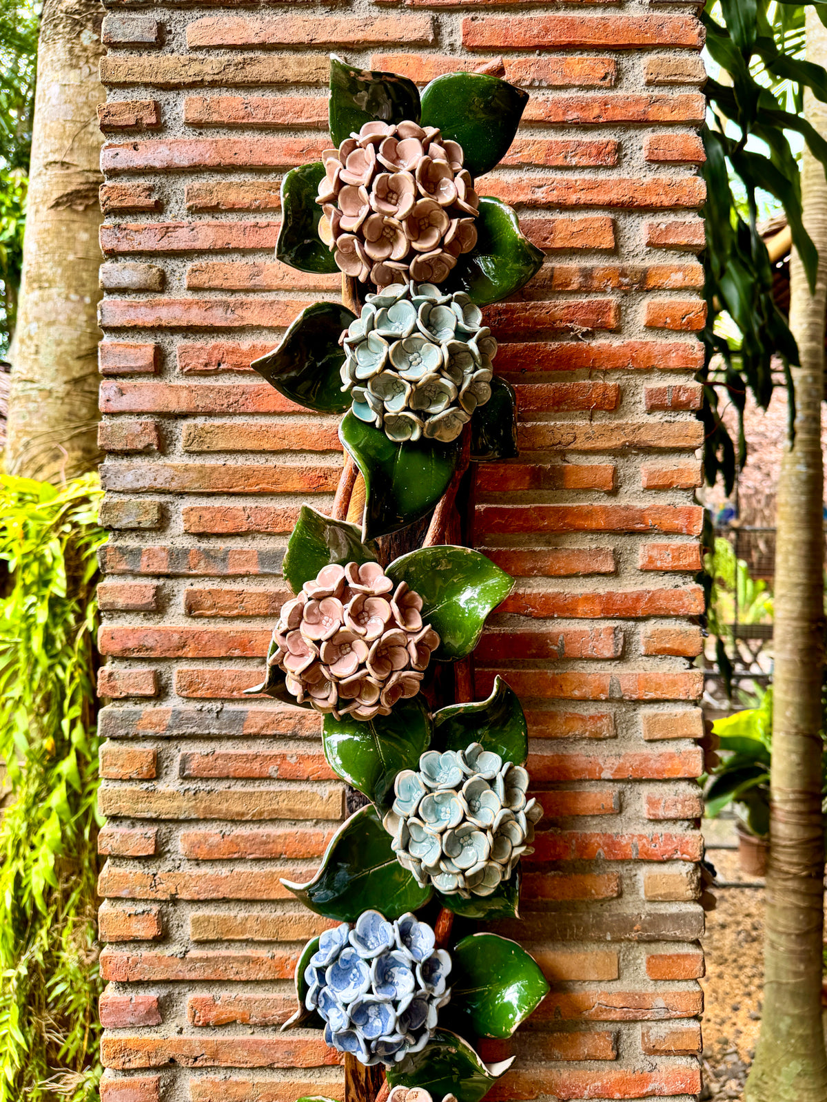 Hydrangea Flower Wall Hang