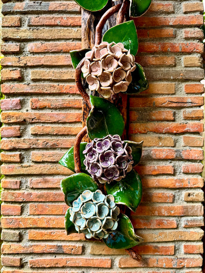 Hydrangea Flower Wall Hang
