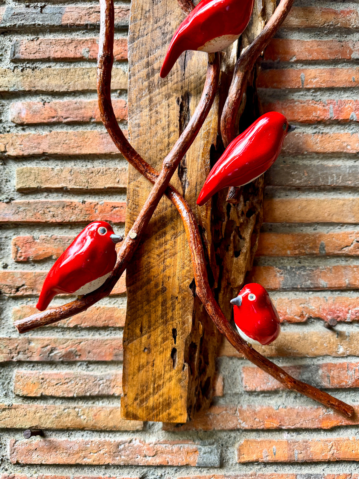 Birds on Vines Wall Hang
