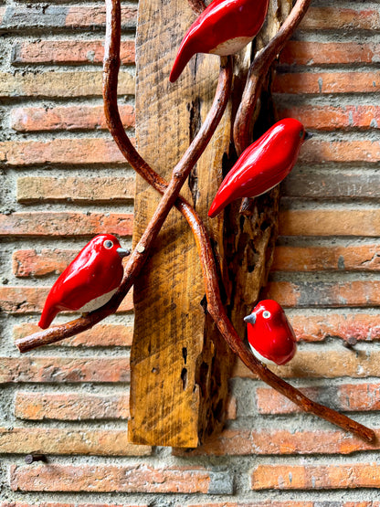 Birds on Vines Wall Hang