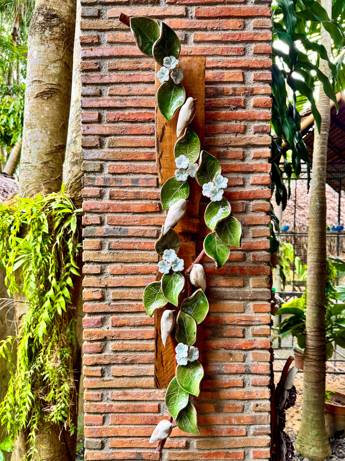 Birds and Gumamela Wall Hang