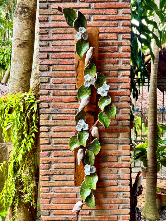 Birds and Gumamela Wall Hang