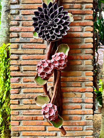 Hydrangea Flower Wall Hang