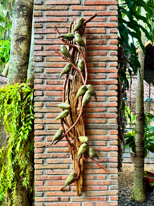Birds on Vines Wall Hang