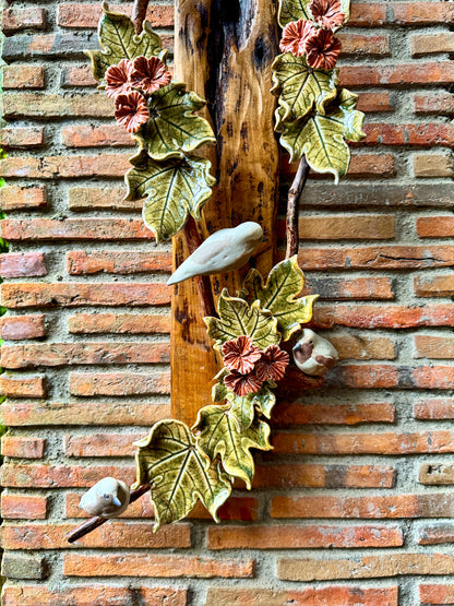 Birds and Gumamela Wall Hang
