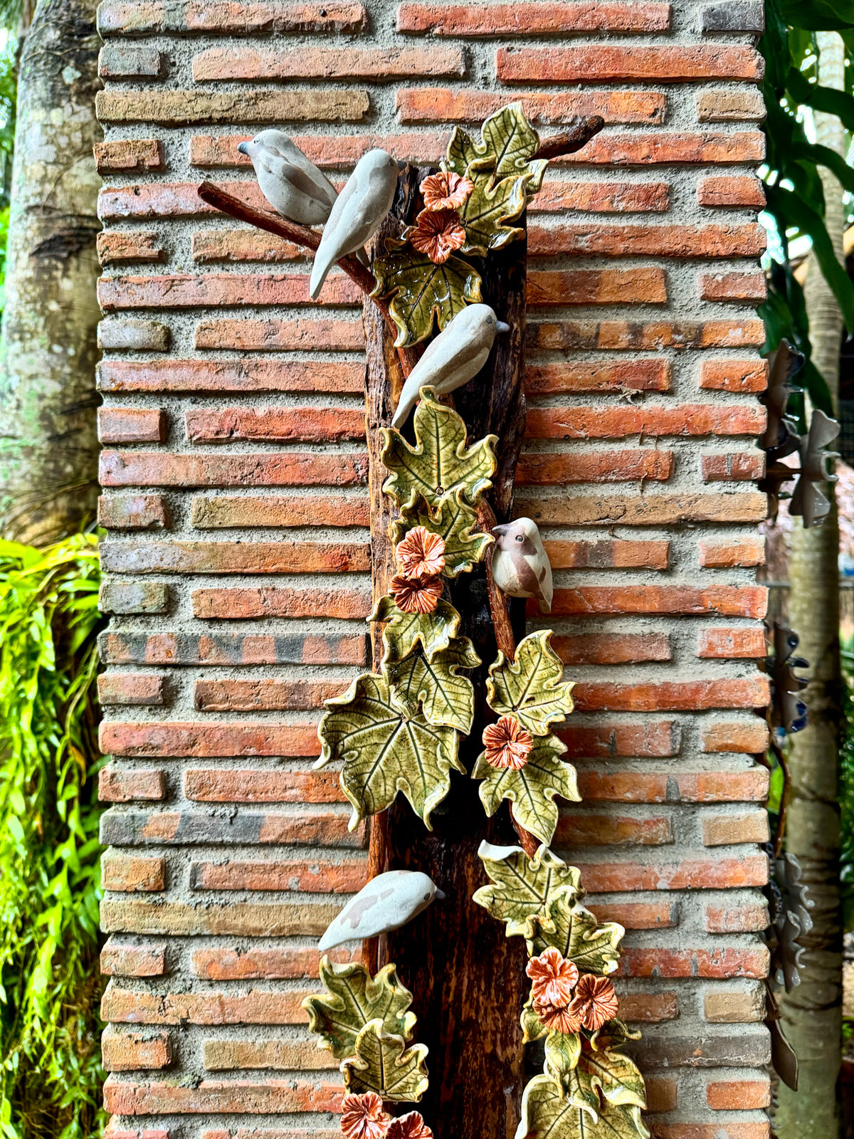 Birds and Gumamela Wall Hang