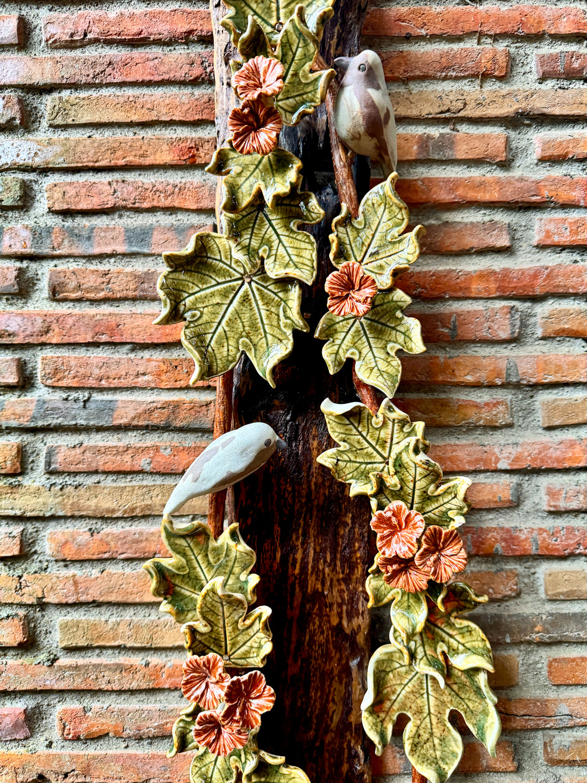 Birds and Gumamela Wall Hang